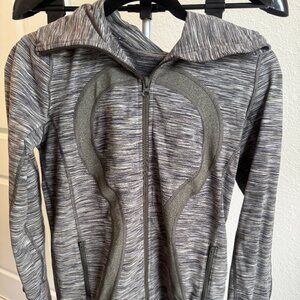 Lululemon Olive Green Full Zip Scuba Hoodie Women's Size 8